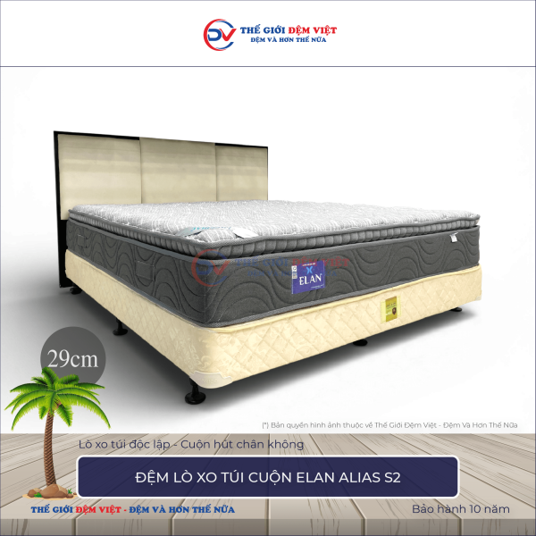 Đệm lò xo túi cuộn Elan Alias S2